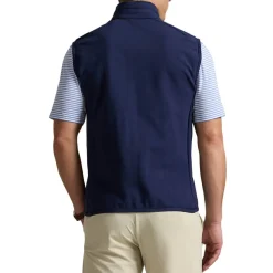 Knit Full Zip Vest Tech Terry-Ralph Lauren Discount