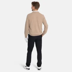 Lambswool Blend Crew Beige-Lyle & Scott Sale