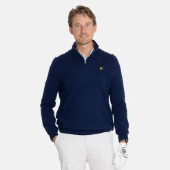 Lambswool Blend Quarter Zip-Lyle & Scott Hot