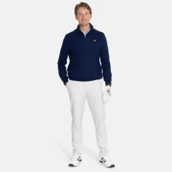 Lambswool Blend Quarter Zip-Lyle & Scott Hot
