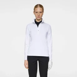 Lauryn Quarter Zip Mid Layer Vit-J.Lindeberg New