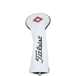 Leather Headcover Fairwaywood White-Titleist Clearance