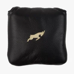 Leather Headcover Putter Mallet Svart-Goatlane