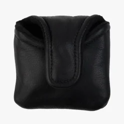 Leather Headcover Putter Mallet Svart-Goatlane