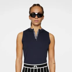 Leya Sleeveless Top Blå-J.Lindeberg Outlet