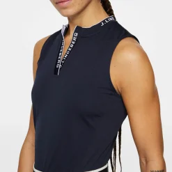 Leya Sleeveless Top Blå-J.Lindeberg Outlet