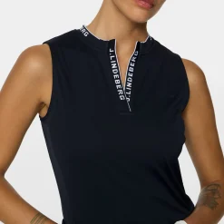 Leya Sleeveless Top Blå-J.Lindeberg Best