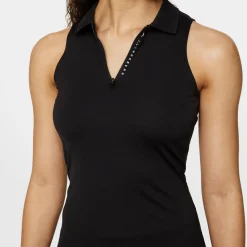 Leylo Sleeveless Top Svart-J.Lindeberg Clearance
