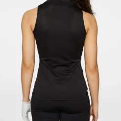 Leylo Sleeveless Top Svart-J.Lindeberg Clearance