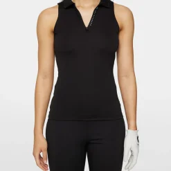 Leylo Sleeveless Top Svart-J.Lindeberg Clearance