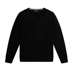 Lymann Merino V-Neck Sweater Svart-J.Lindeberg Sale
