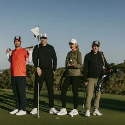 M Mid Layer LS Full-Zip Svart-Bogeys & Birdies Discount