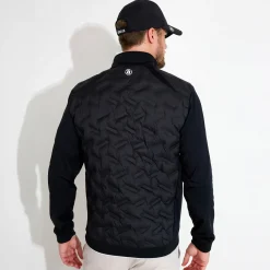 M Portrush Hybrid Jacket Svart-Abacus Sale