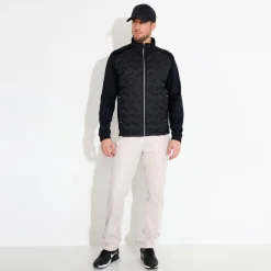 M Portrush Hybrid Jacket Svart-Abacus Sale