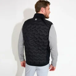 M Portrush Hybrid Vest Svart-Abacus Sale
