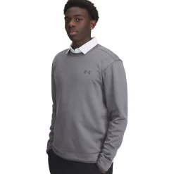 M Sweater Fleece Crew Grå-Under Armour Online