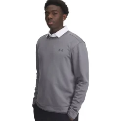 M Sweater Fleece Crew Grå-Under Armour Online