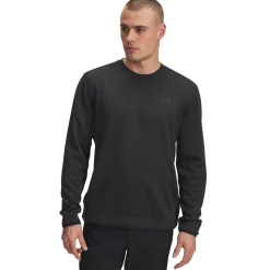 M Sweater Fleece Crew Svart-Under Armour Online