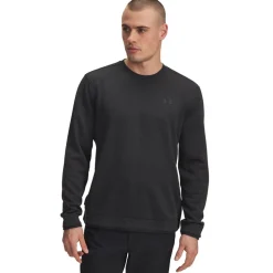 M Sweater Fleece Crew Svart-Under Armour Online