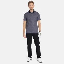 M Tech Pique Micro AOP Svart-Bogeys & Birdies Discount