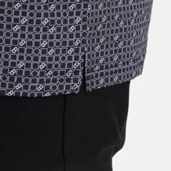 M Tech Pique Micro AOP Svart-Bogeys & Birdies Discount