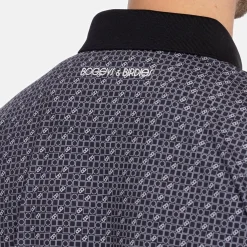 M Tech Pique Micro AOP Svart-Bogeys & Birdies Discount