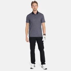 M Tech Pique Micro AOP Svart-Bogeys & Birdies Discount