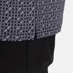 M Tech Pique Micro AOP Svart-Bogeys & Birdies Discount