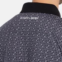 M Tech Pique Micro AOP Svart-Bogeys & Birdies Discount