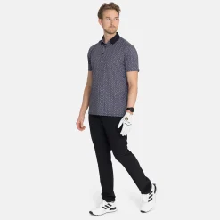 M Tech Pique Micro AOP Svart-Bogeys & Birdies Discount