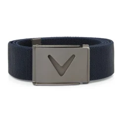 M V-Logo Web Belt Blå-Callaway Clearance