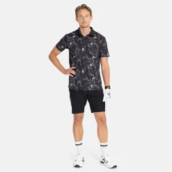M 4-Way Stretch Short Svart-Bogeys & Birdies Discount