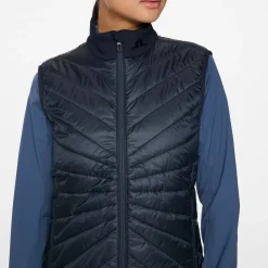 Madde Quilt Hybrid Vest Blå-J.Lindeberg Outlet