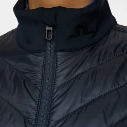 Madde Quilt Hybrid Vest Blå-J.Lindeberg Outlet