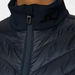 Madde Quilt Hybrid Vest Blå-J.Lindeberg Outlet