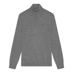 Merino Blend Quarter Zip Grå-Lyle & Scott Best