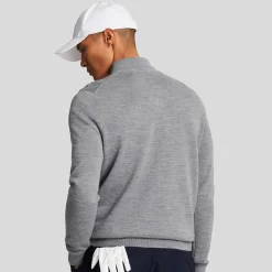 Merino Blend Quarter Zip Grå-Lyle & Scott Best