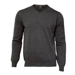 Merino V-Neck Grå-Ivanhoe Best