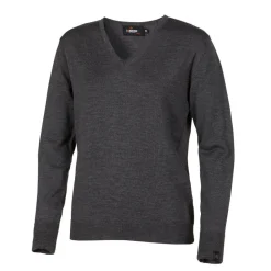 Merino V-Neck Grå-Ivanhoe Sale