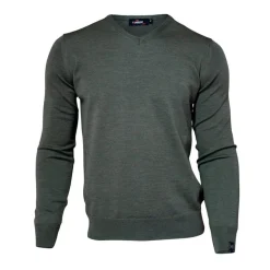 Merino V-Neck Grön-Ivanhoe Online