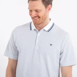 Mini Stripe Polo Vit-Callaway New