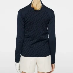 Nancy Seamless Mid Layer Blå-J.Lindeberg Clearance