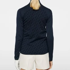 Nancy Seamless Mid Layer Blå-J.Lindeberg Clearance