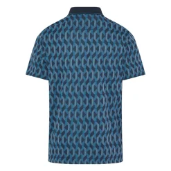 OP All Over Jacquard Colour Block Polo-Original Penguin Discount