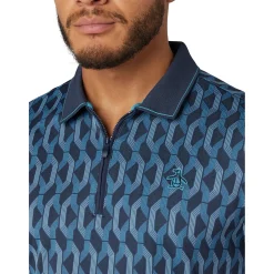 OP All Over Jacquard Colour Block Polo-Original Penguin Discount