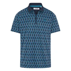 OP All Over Jacquard Colour Block Polo-Original Penguin Discount