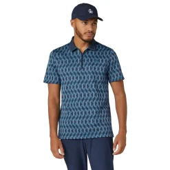 OP All Over Jacquard Colour Block Polo-Original Penguin Discount