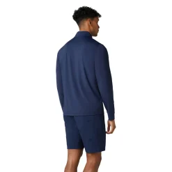 OP L/S 1/4 Zip Technica Blå-Original Penguin Online