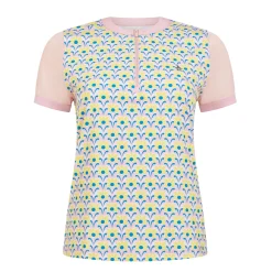 OP Ss Lattice Zip Mock-Original Penguin Online