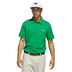 Ori S Pocket Polo Grön-Adidas Golf Originals Online